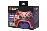 Геймпад Canyon Brighter GPW-04 Wireless RGB 5in1 PS4/Xbox360 Crystal (CND-GPW04)