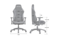 Кресло игровое Anda Seat Luna Fabric Size L Grey (AD18-44-G-F)