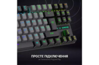 Клавиатура GamePro MK100B Blue Switch LED USB Black (MK100B)