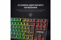 Клавиатура GamePro MK80R Red Switch RGB USB Black (MK80R)