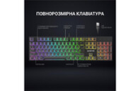 Клавиатура GamePro MK85R Red Switch RGB USB Black (MK85R)