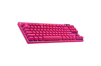 Клавиатура Logitech G PRO X TKL Lightspeed Tactile USB UA Magenta (920-012159)