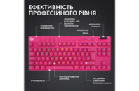 Клавиатура Logitech G PRO X TKL Lightspeed Tactile USB UA Magenta (920-012159)