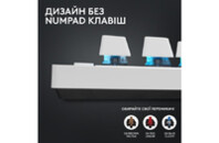 Клавиатура Logitech G PRO X TKL Lightspeed Tactile USB UA White (920-012148)