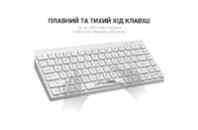 Клавиатура OfficePro SK955W Wireless/Bluetooth White (SK955W)