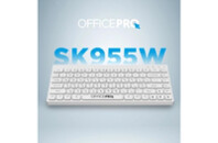 Клавиатура OfficePro SK955W Wireless/Bluetooth White (SK955W)