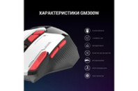 Мышка GamePro GM300W USB White (GM300W)