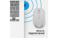 Мышка OfficePro M267G Silent Click Wireless Gray (M267G)