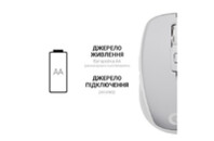 Мышка OfficePro M267G Silent Click Wireless Gray (M267G)