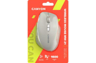 Мышка Canyon MW-21 Wireless Blue LED Cosmic Latte (CNS-CMSW21CL)