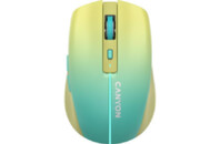 Мышка Canyon MW-44 LED Rechargeable Wireless/Bluetooth Yellow Blue (CNS-CMSW44UA)