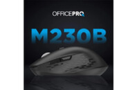 Мышка OfficePro M230B Silent Click Wireless/Bluetooth Black (M230B)