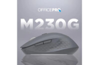 Мышка OfficePro M230G Silent Click Wireless/Bluetooth Gray (M230G)