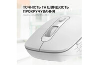 Мышка OfficePro M230W Silent Click Wireless/Bluetooth White (M230W)