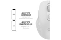 Мышка OfficePro M230W Silent Click Wireless/Bluetooth White (M230W)