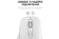 Мышка OfficePro M230W Silent Click Wireless/Bluetooth White (M230W)