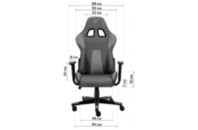 Кресло игровое GT Racer X-2316 Gray/Gray (X-2316 Fabric Gray/Gray)