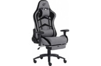 Кресло игровое GT Racer X-2534-F Gray/Black Suede (X-2534-F Fabric Gray/Black Suede)