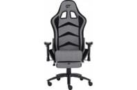 Кресло игровое GT Racer X-2534-F Gray/Black Suede (X-2534-F Fabric Gray/Black Suede)