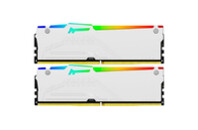 Модуль памяти для компьютера DDR5 32GB (2x16GB) 6000 MHz Beast White RGB EXPO Kingston Fury (ex.HyperX) (KF560C30BWEAK2-32)