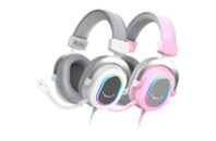 Наушники Fifine H6 RGB 7.1 Pink (H6P)