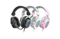 Наушники Fifine H6 RGB 7.1 Pink (H6P)