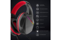 Наушники GamePro HS311 RGB Black/Red (HS311)