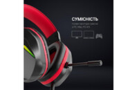 Наушники GamePro HS311 RGB Black/Red (HS311)